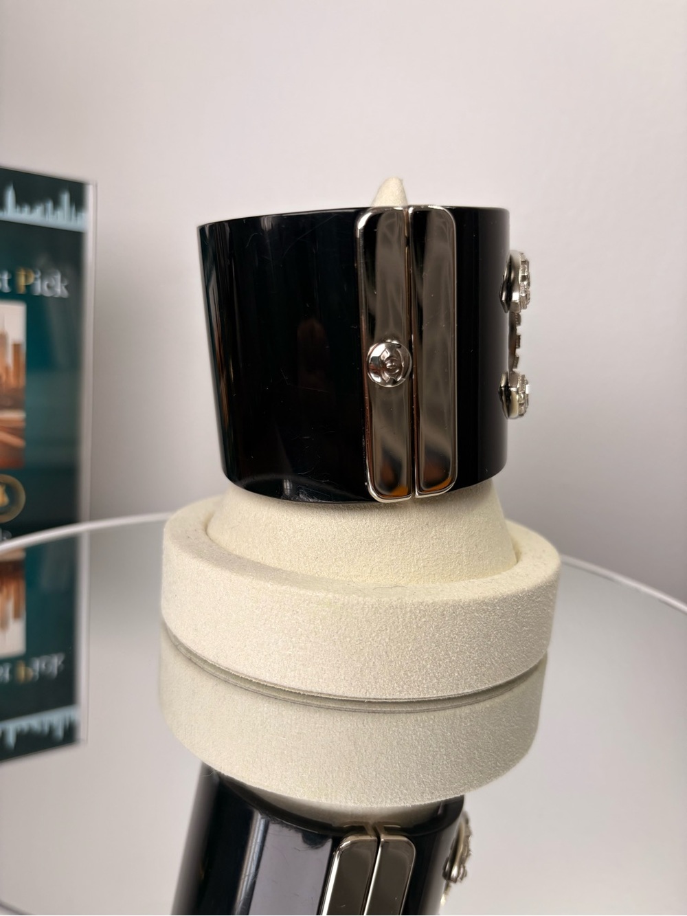 CHANEL CC Resin Bangle - Picture 7 of 7